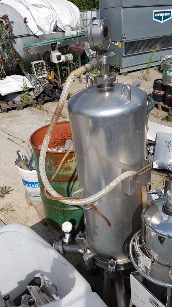 Used trap filter housing