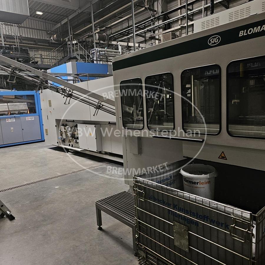 Used PET bottle filling line