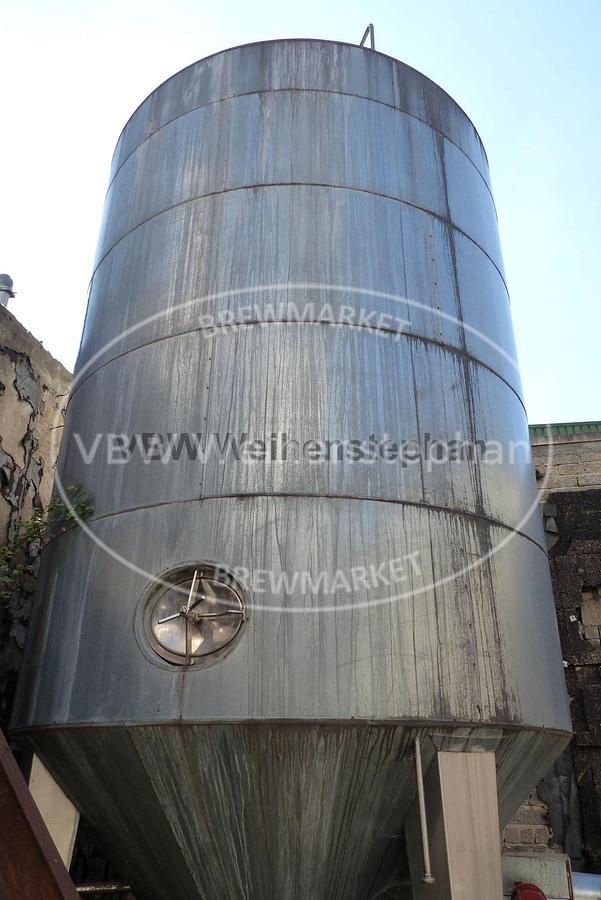 Used caustic settling tank