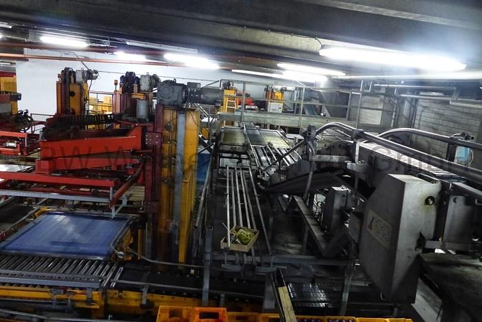 Used glass bottle filling line