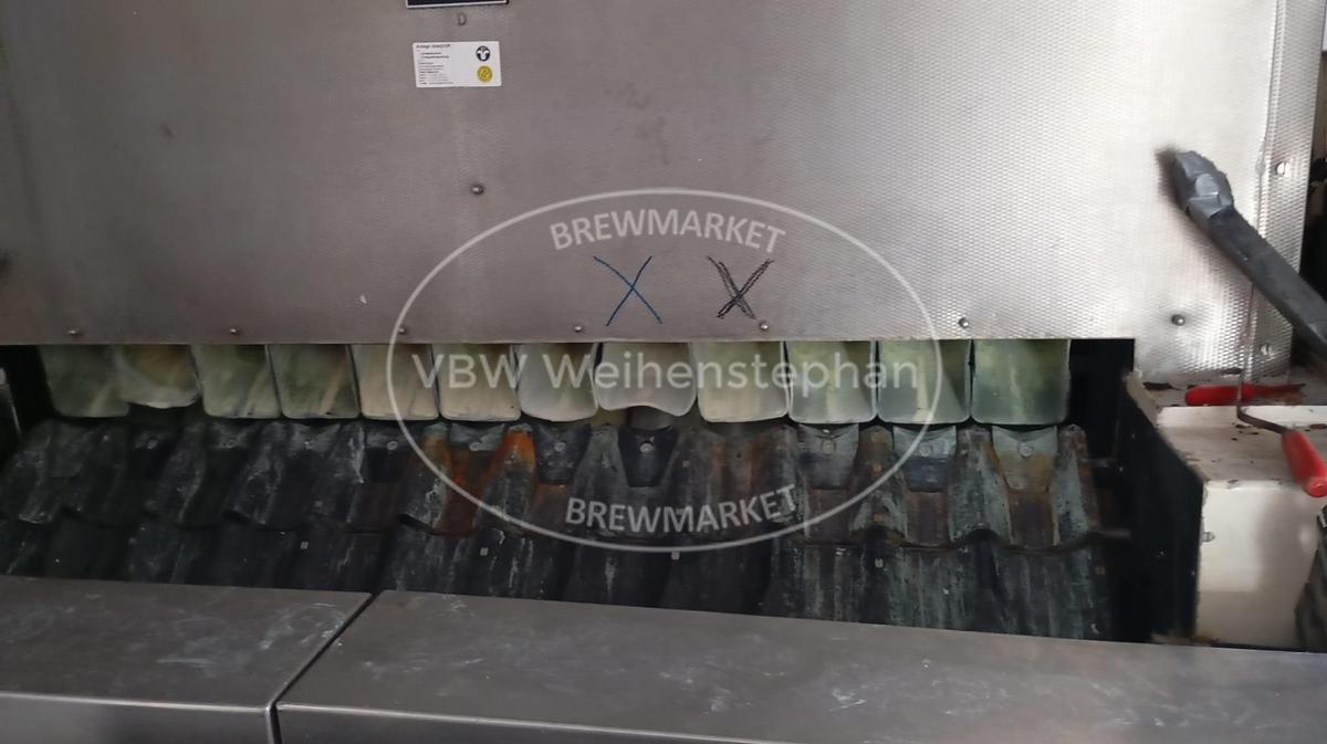 Used glass bottle filling and cleaning plant