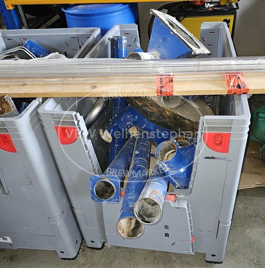 Used Malt milling plant with bunker