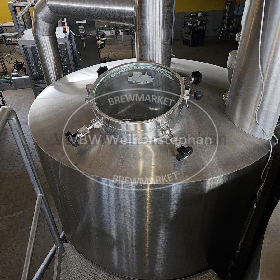 Used 5-device brewhouse in block construction