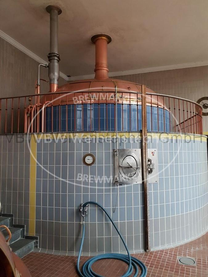 Used mash and lauter tun