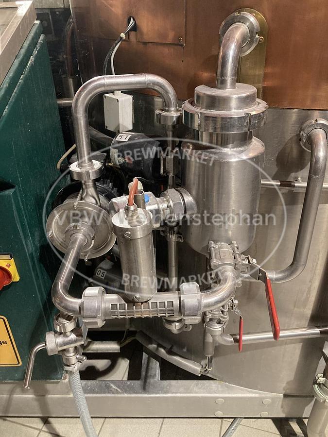 Used 2 vessel brewhouse with whirlpool