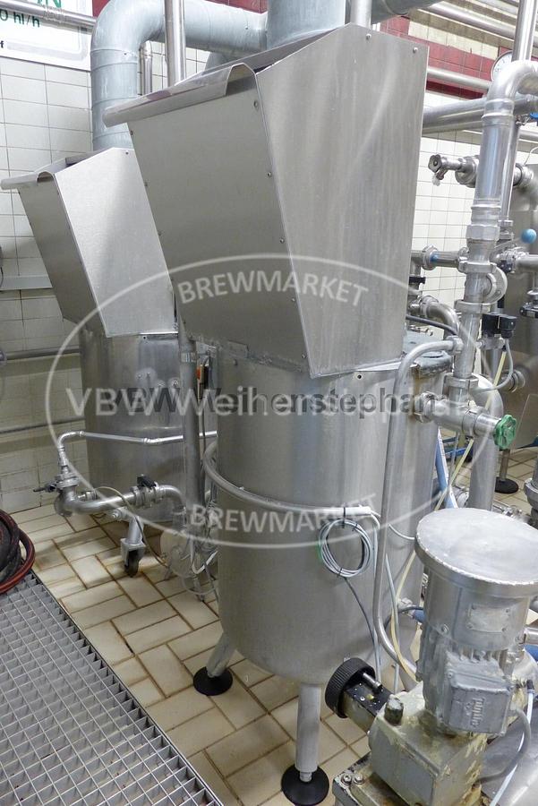 Used Kieselgur dosing vessel