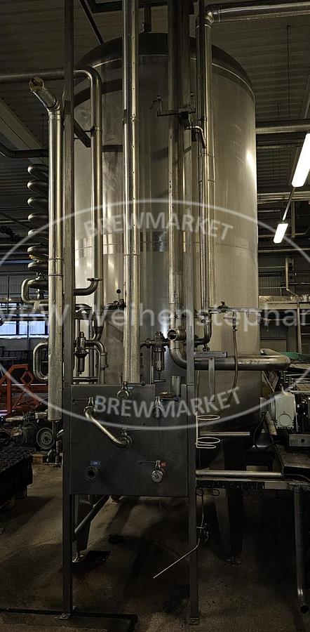 Gebraucht stehender Puffertank für Pasteurisiertes Bier (Drucktank)