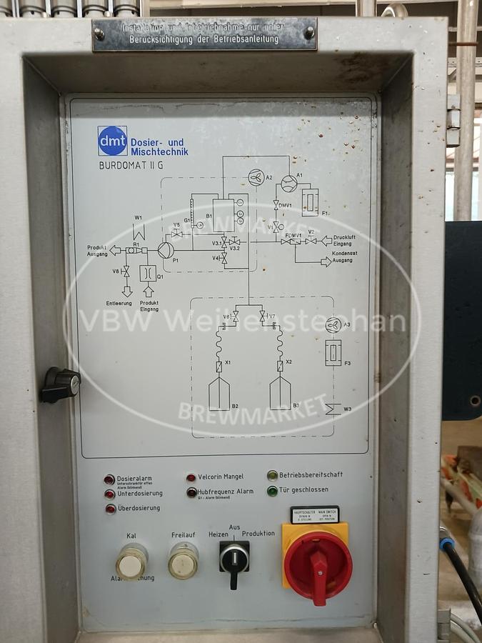 Used Velcorin dosing system