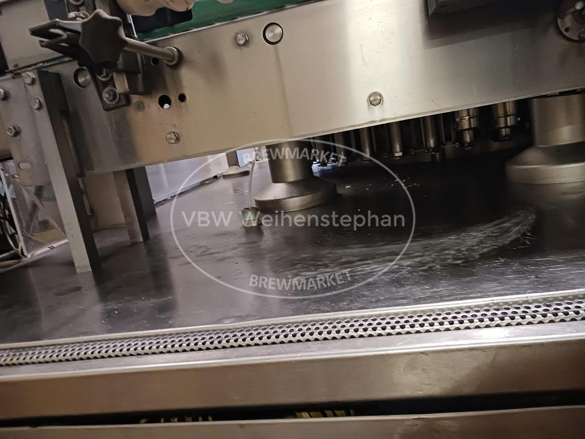 Used Glass bottle filler and capper