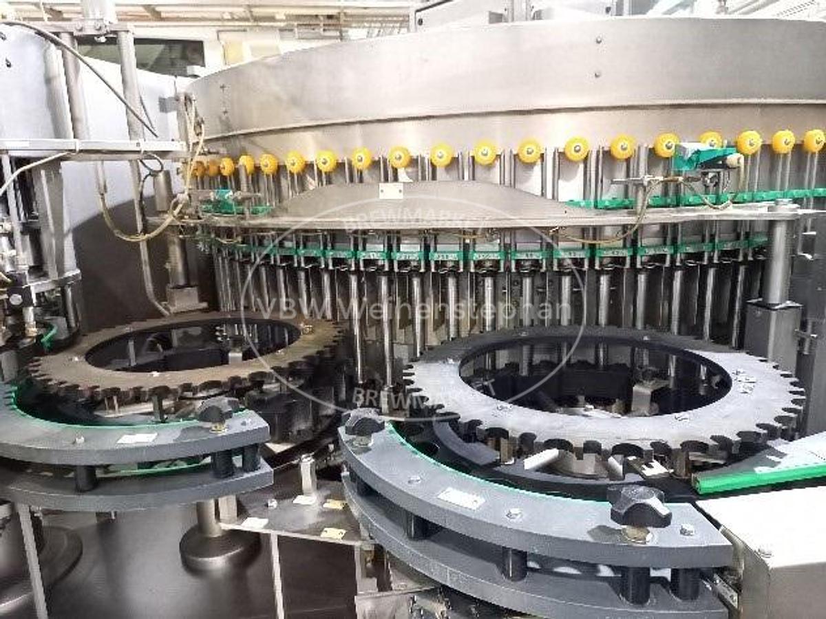 Used Glass bottle filler and capper