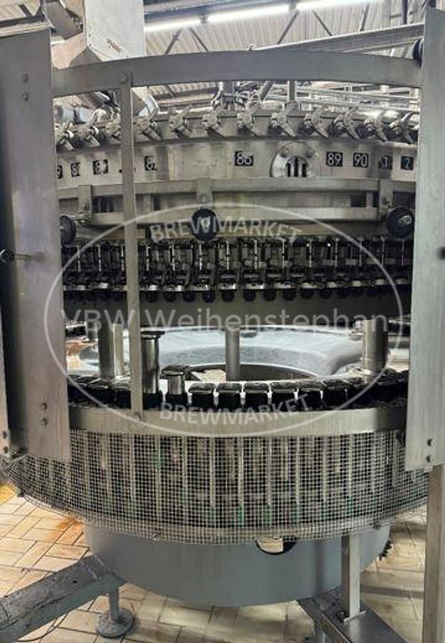 Used Glass bottle filler and capper