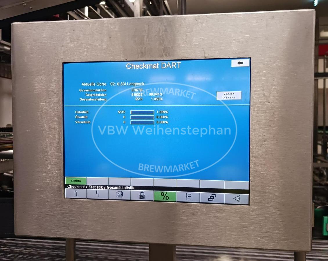 Gebraucht Füllstandsinspektion für Flaschen