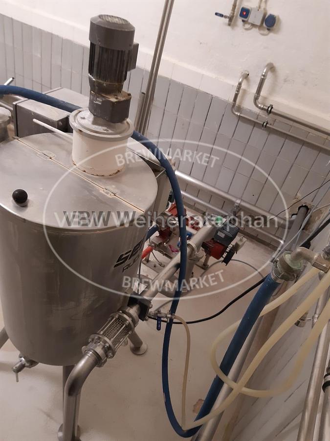 Used kieselguhr filtration plant