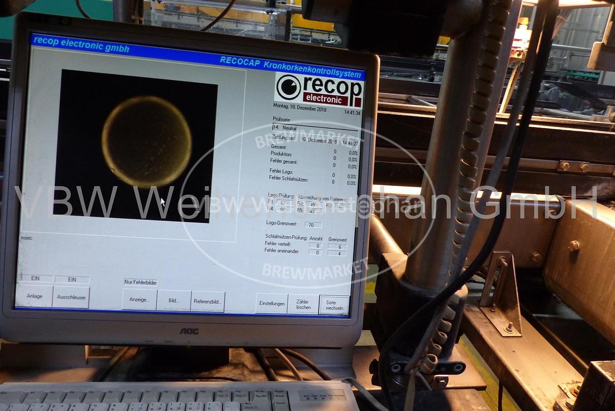 Used crown cap inspection