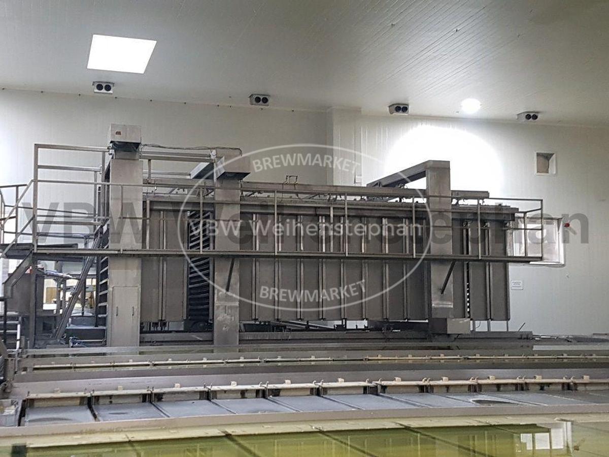 Used Loader and unloader for salt bath cheese trays