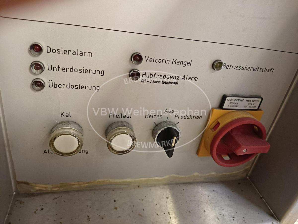 Used Velcorin dosing system