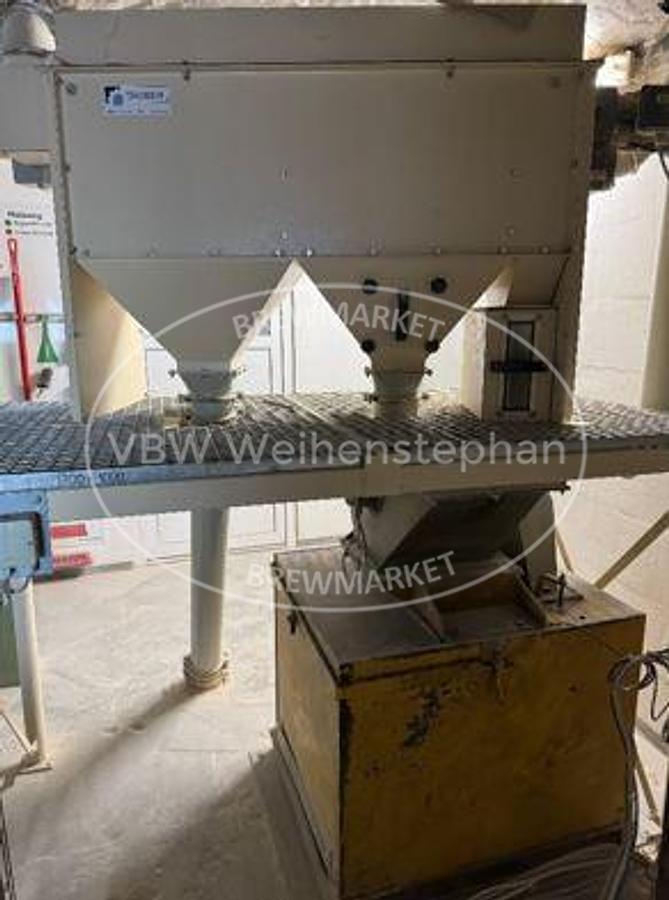 Used Malt receiving, storage, and cleaning, as well as conveying