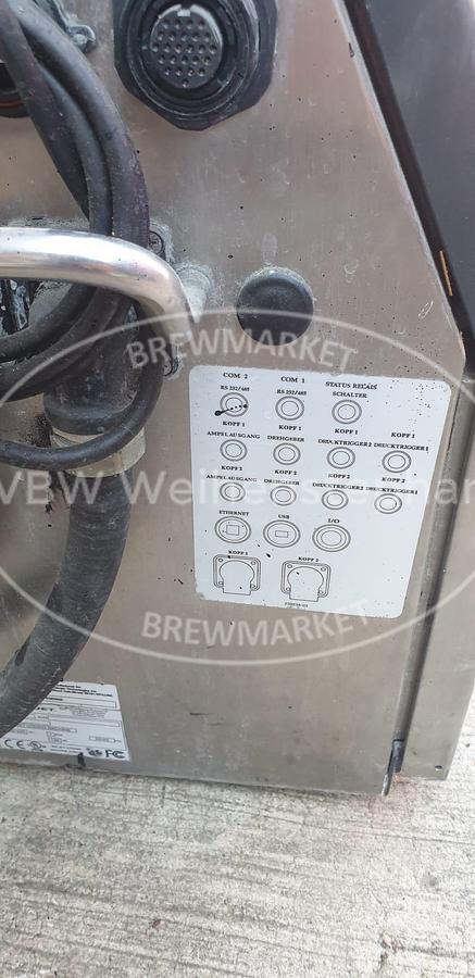 Used label coding printer