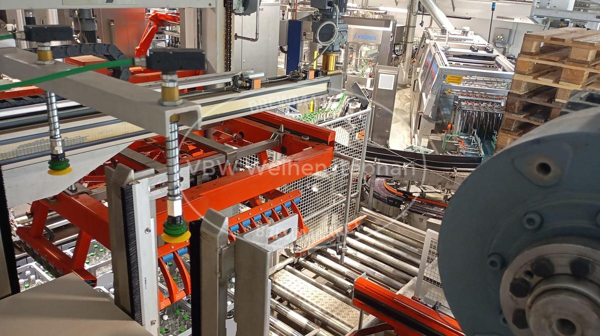 Used Glass bottle filling line