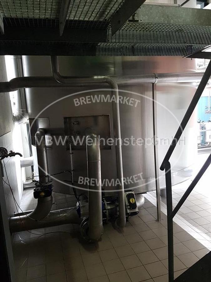 Used Low-pressure cooking whirlpool-wort kettle system with external boiler