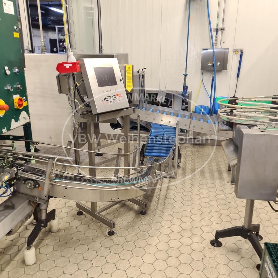 Used glass bottle filling line