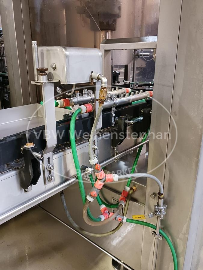 Used Glass bottle filler and capper