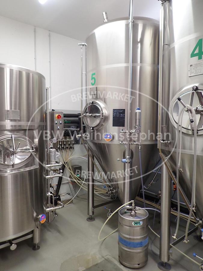 Used cylindroconical fermentation and storage tanks (CCT, 5 pcs.)
