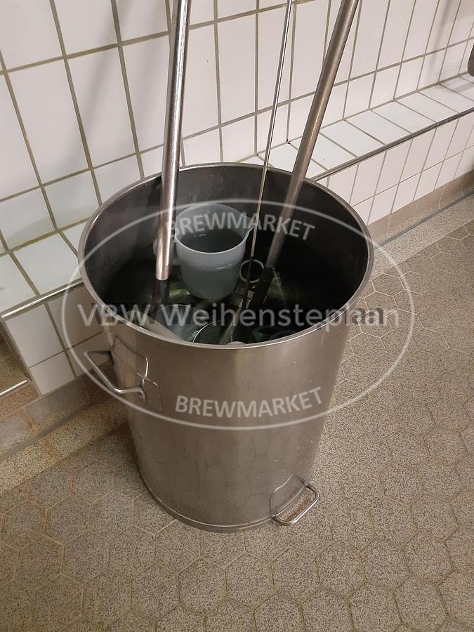 Used desinfection tub