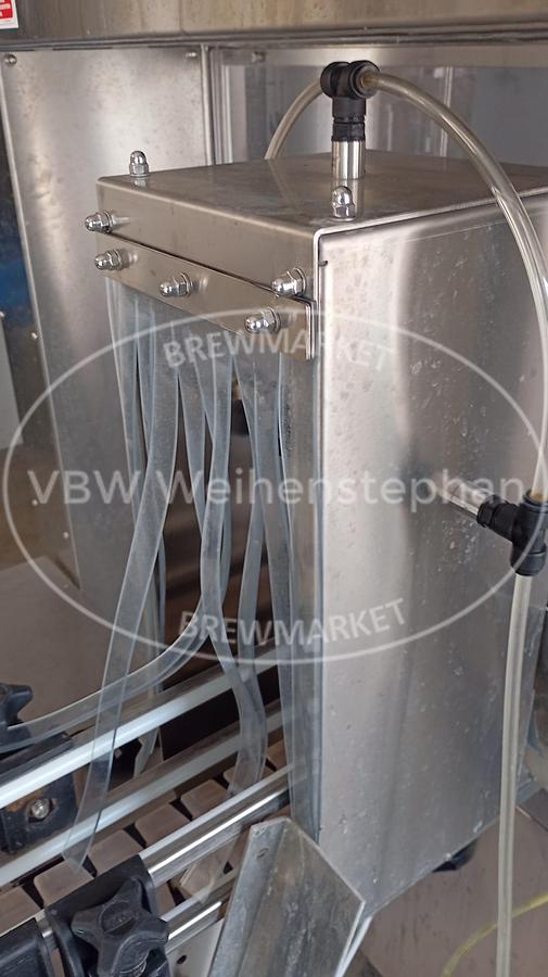 Used glass bottle filling and cleaning plant