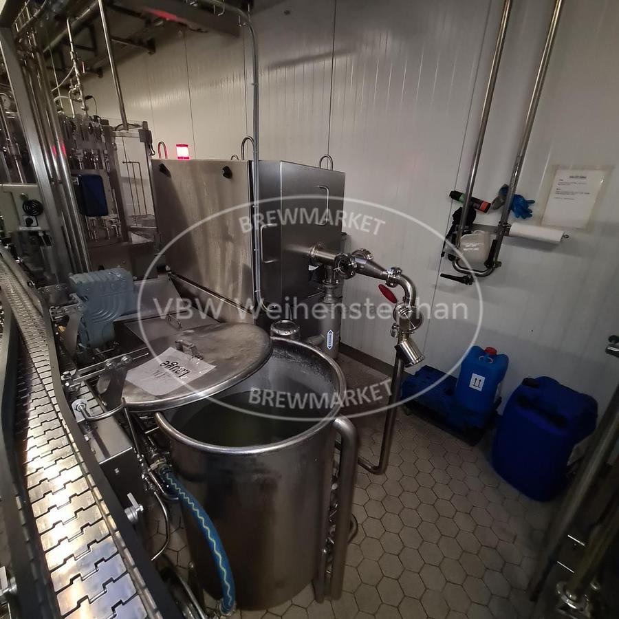 Used glass bottle filling line