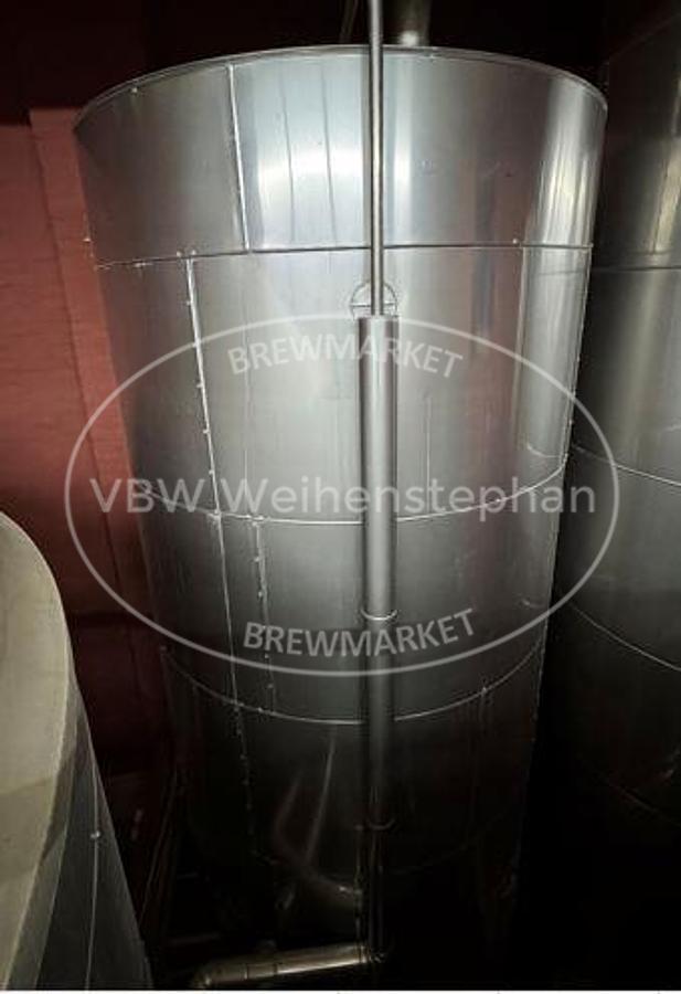 Used Lauter wort pre-run tank