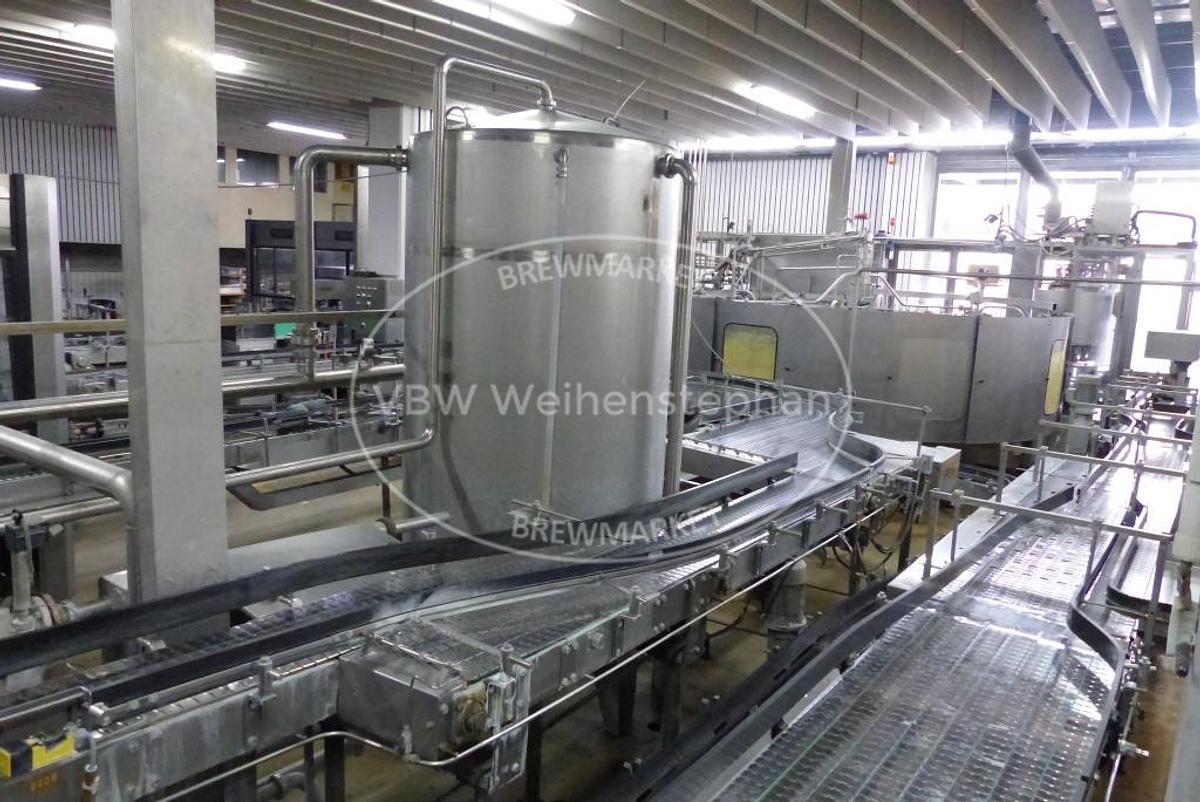 Used Glass bottle filling line