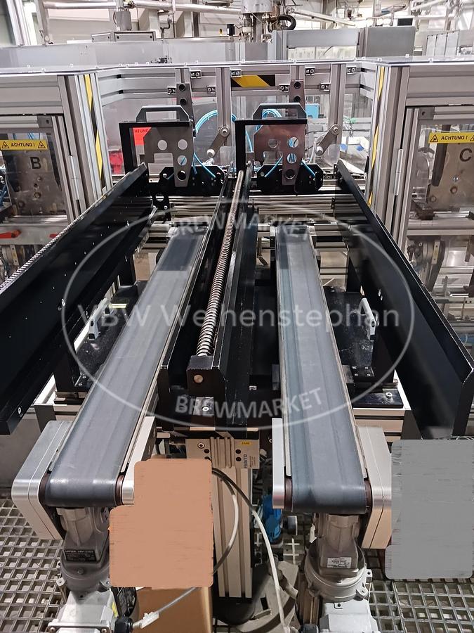 Used Bottle carrier unfolder