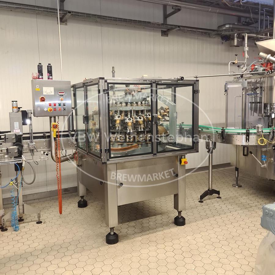 Used glass bottle filling line