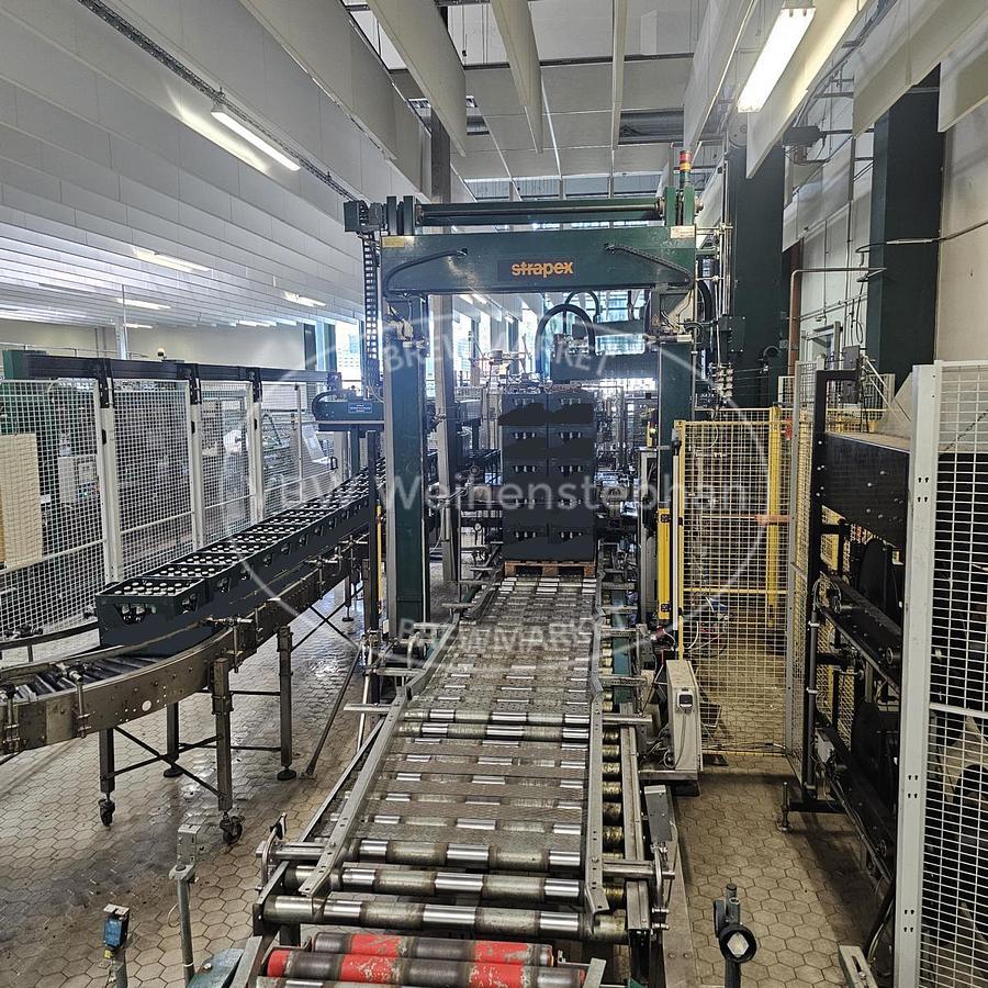 Used palettising and depalettising line