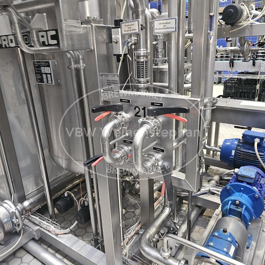 Used PET bottle filling line