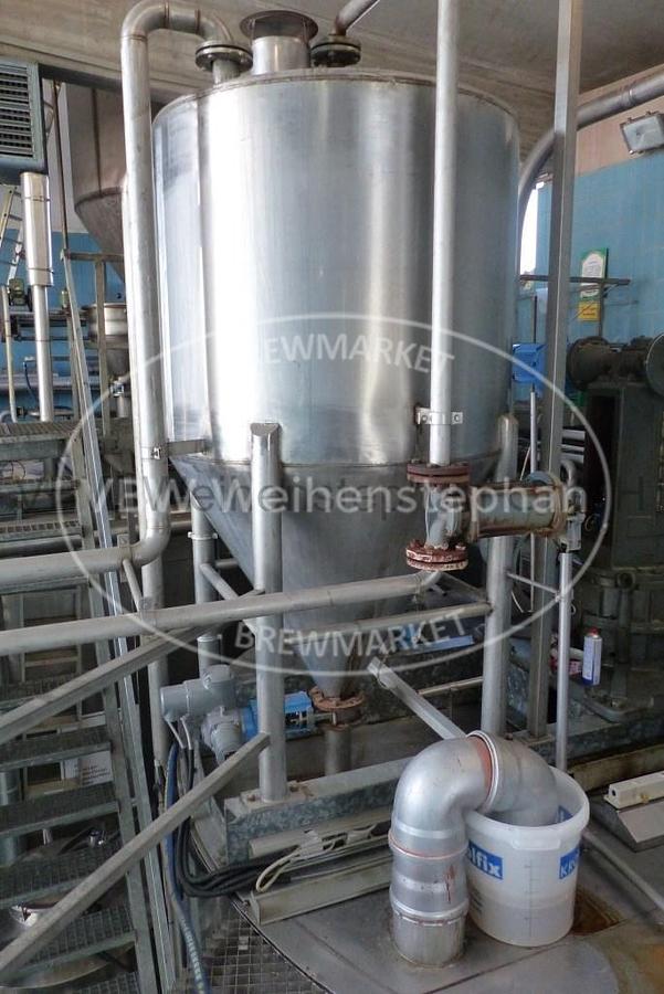 Used Trub collecting vessel