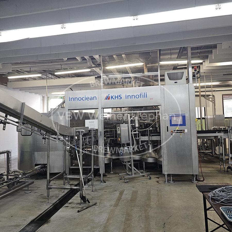 Used PET filling line for nonreturnable bottles