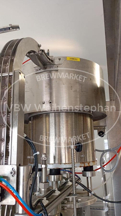 Used Glass bottle rinser, filler and capper