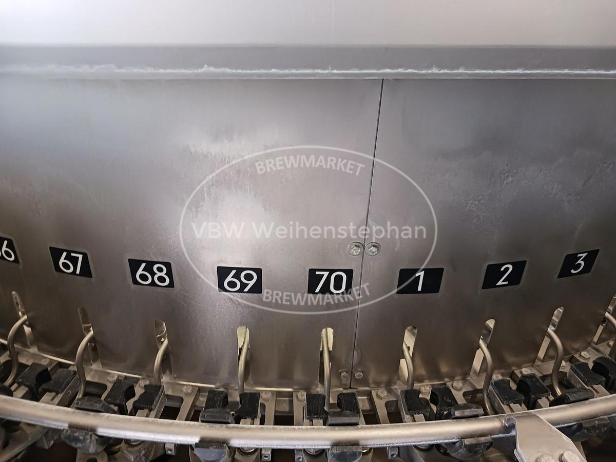 Used Rinsing, filling and sealing machine