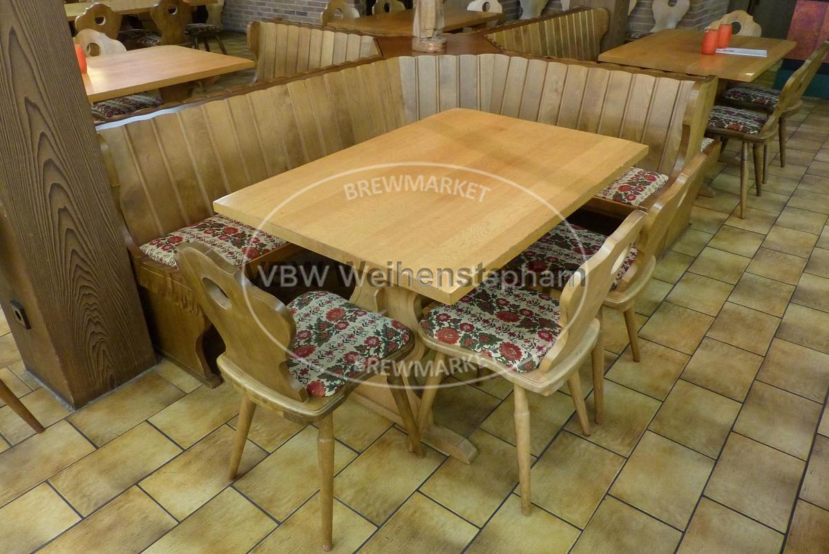 Gebraucht Holzeckbank