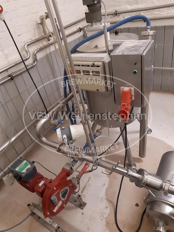 Used kieselguhr filtration plant