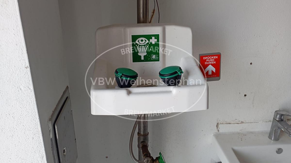 Used emergency eye wash station