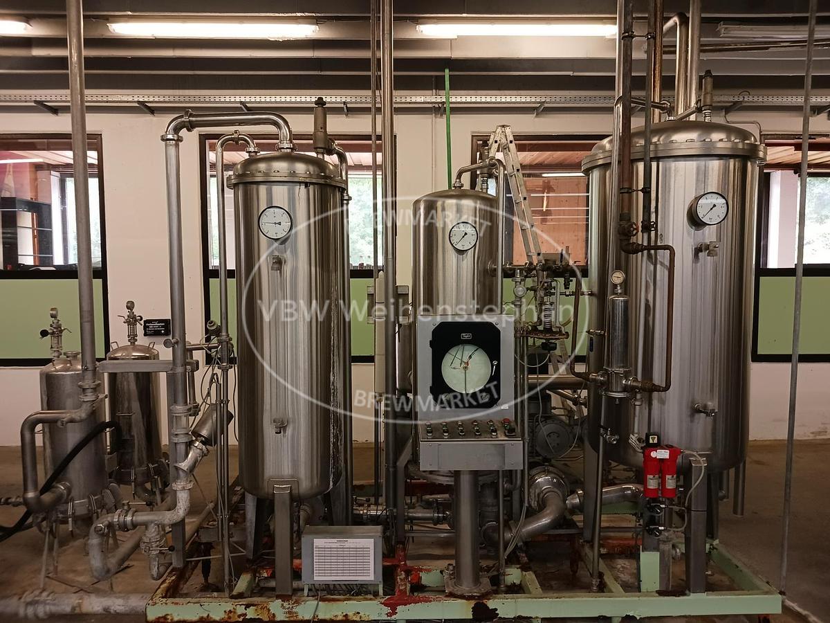 Used PET filling line for nonreturnable bottles