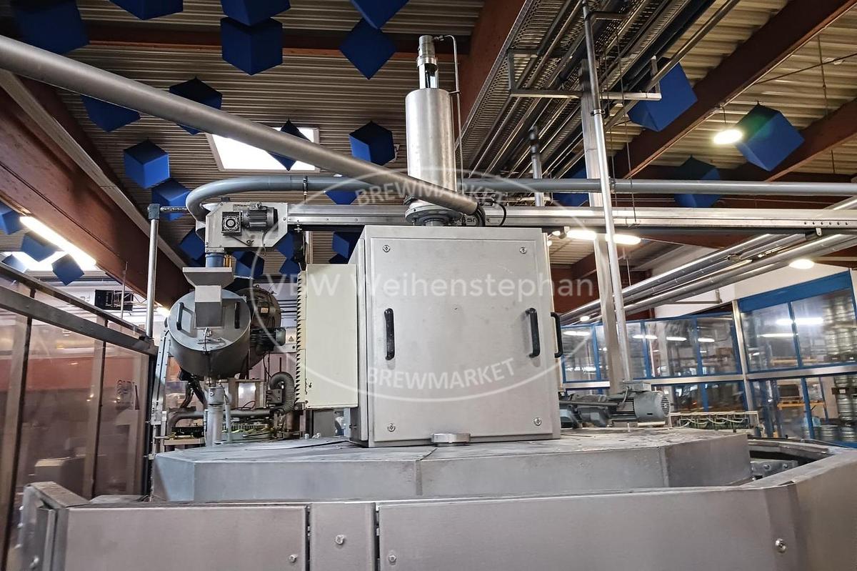 Used Glass bottle filler and capper