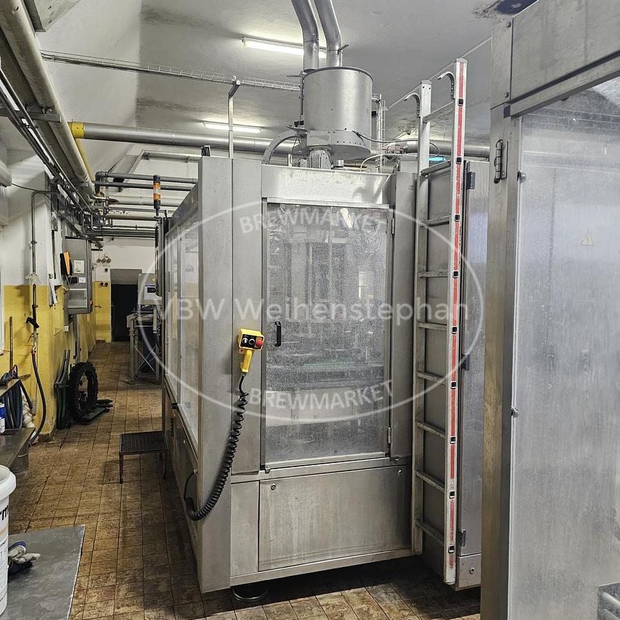 Used Glass bottle filler and capper