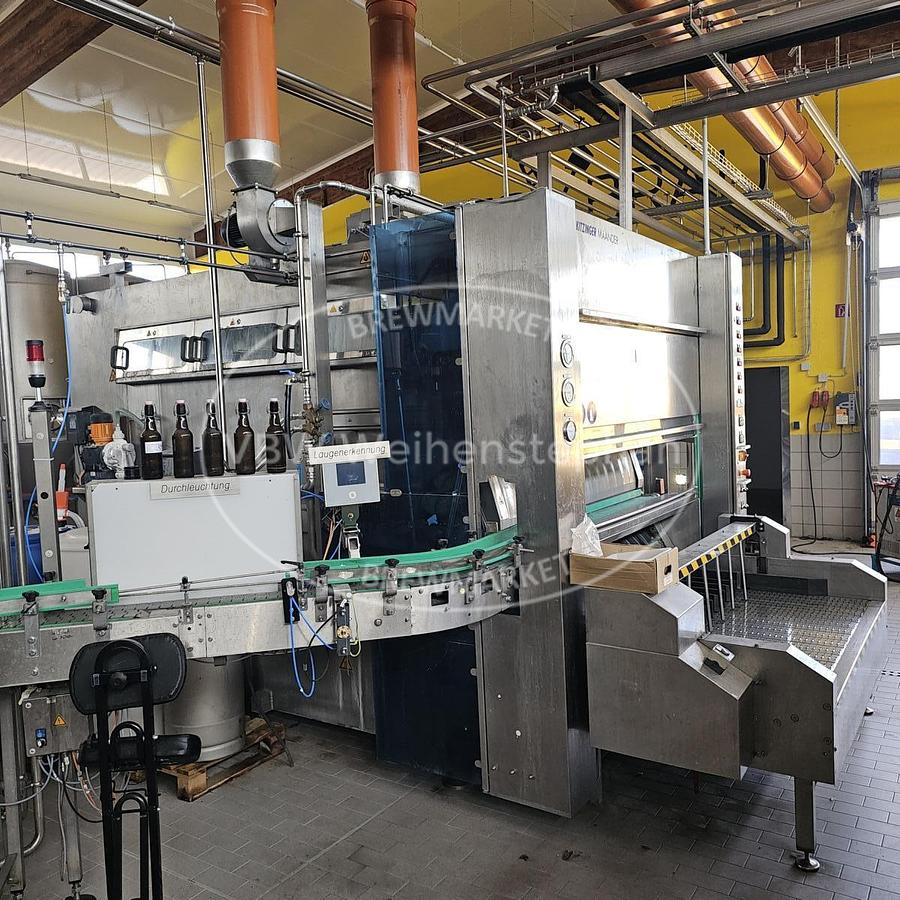 Used Glass bottle filling line