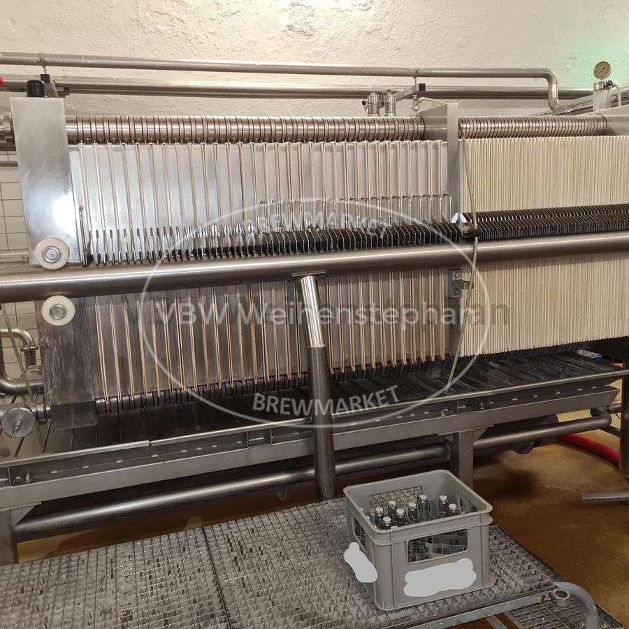 Used Kieselgur- and sterilising filter