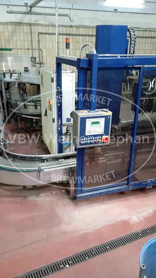 Used Glass bottle filling line