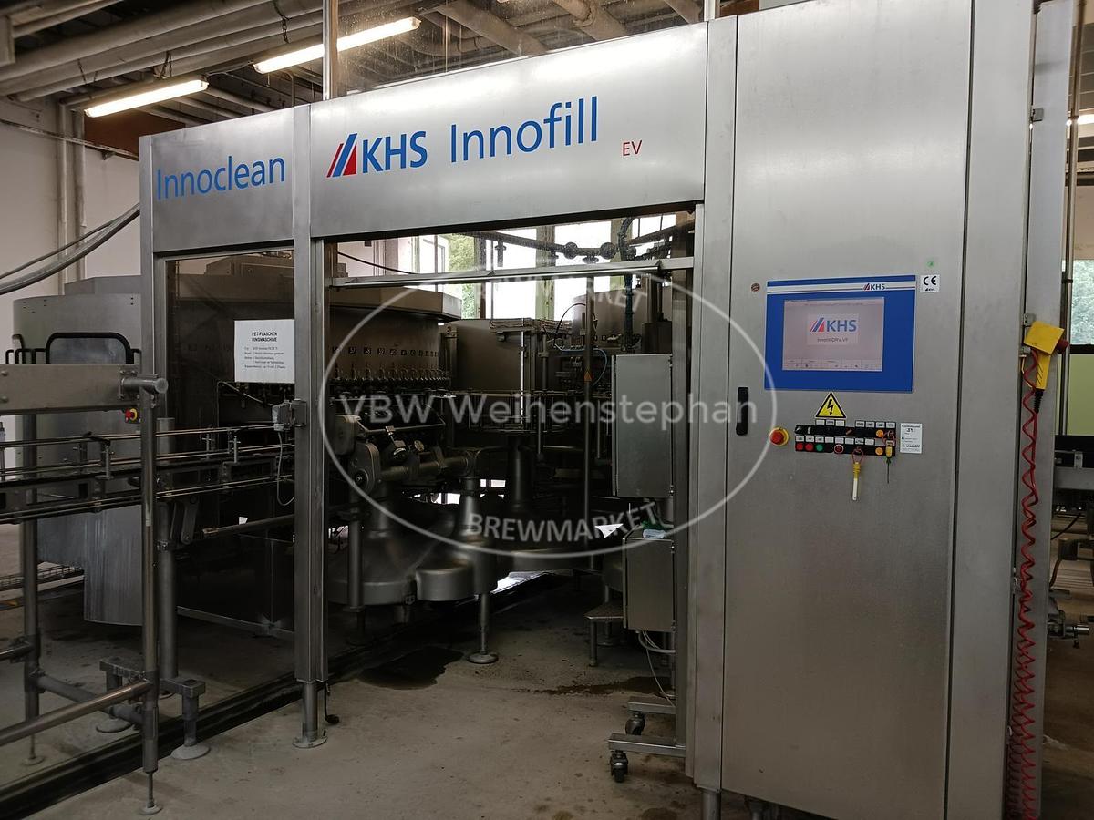 Used Rinsing, filling and sealing machine